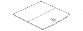 Trunk floor Porsche Macan 15-18 brown