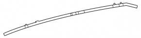 Airbag side curtain right Infiniti JX35 QX60 14-20