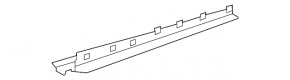 Right side step sill for Mercedes X164 GL W164 ML