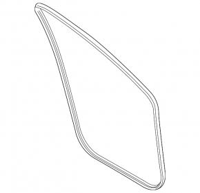Door seal front left Mazda CX-9 16-