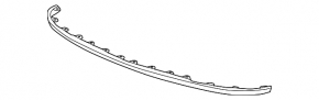 Spoiler lower lip Chevrolet Equinox 10-15 prerest, rubbed