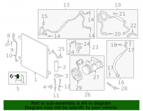 Nissan Leaf 11-17 ambient air temperature sensor