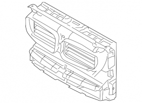 Radiator deflector BMW 5 GT F07 10-17 N55 N63
