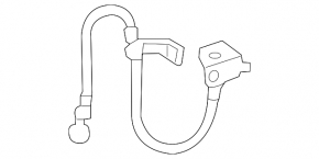 Front right brake hose Kia Niro 17-22 HEV, PHEV