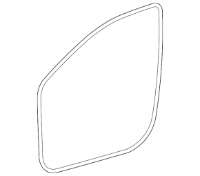 Door seal front left Lexus UX200 UX250h 19-