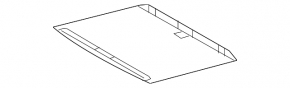 Sunroof curtain Lexus GS300 GS350 GS430 GS450h 06-07 gray, for dry cleaning