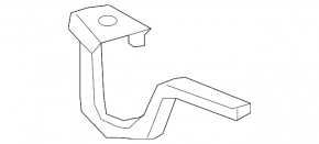 Right trunk lid hinge for Lexus LS460 LS600h 07-17