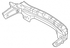 Rear panel Hyundai Santa FE Sport 13-16 set 6 parts, on the body, graphite