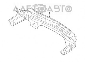 Rear panel Hyundai Santa FE Sport 13-16 set 6 parts, on the body, graphite
