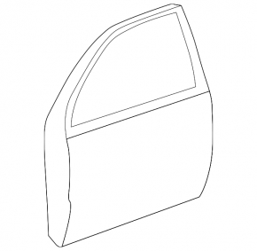 Lexus ES300 ES330 front left door bare
