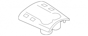 Gear shifter cover Nissan Leaf 13-17 ser