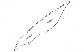 Glass door front left Nissan Murano z50 03-08