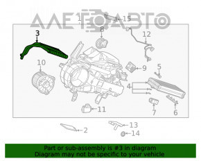Toyota Highlander 20- Rear Heater Radiator