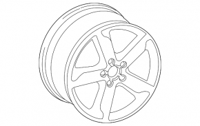 Wheel disk R19 Audi Q5 8R 09-12 type 1