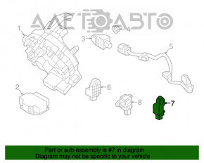 Airbag sensor rear left Kia Optima 16-20