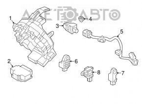 Airbag sensor rear left Kia Optima 16-20