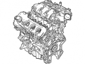 Ford Flex 09-11 3.5 108k engine, started, dipstick broken