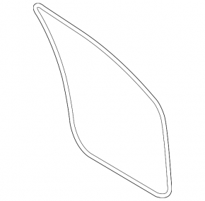 Front left door seal for Porsche Cayenne 19-23