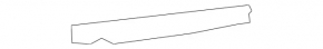 Front bumper mount right Mercedes X164 GL