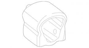 Automatic transmission mount for Mercedes GLC 300 16-19 RWD