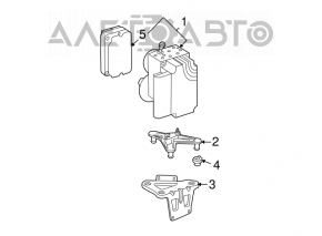 ABS SBC Mercedes W211 E550 rwd rest