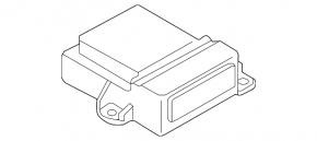 SRS airbag module airbag computer Mazda 3 14-15 BM