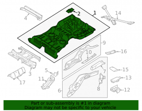 Ford Flex 09-19 Trunk Tray