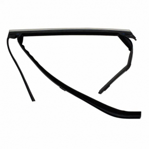 Upper rear left door molding for Ford Edge 15-24 chrome with glass seal