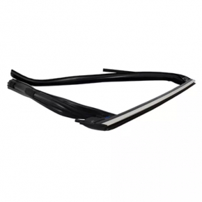 Upper rear left door molding for Ford Edge 15-24 chrome with glass seal