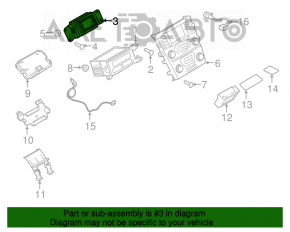 Ford Fusion mk5 16-20 SYNC 3 Monitor, Display, and Navigation