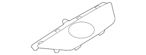 Land Rover Range Rover Velar 18-23 black center speaker trim