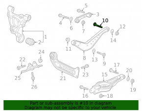 Chevrolet Malibu camber bolt 16-88mm