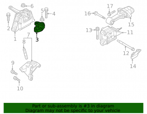 Engine mount bracket right Kia Niro 23- HEV, PHEV