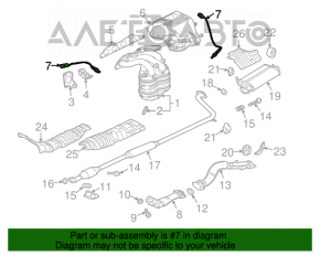 Lambda probe 2 for Mitsubishi Galant 04-12