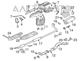 Lambda probe 2 for Mitsubishi Galant 04-12