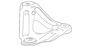 Front left subframe burr Chevrolet Equinox 10-17