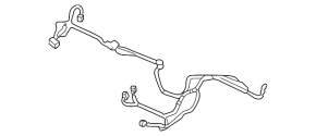 Honda Civic XI FE/FL 22-24 Front Bumper Wiring for 5D Parking Sensors