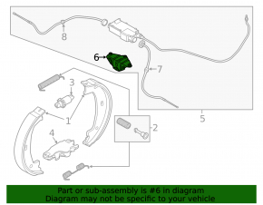 Parking Brake Bracket BMW X5 E70 07-13