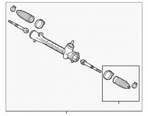 Toyota Prius C 12-19 steering rack for R15
