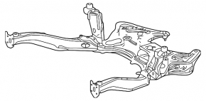 Front subframe for Toyota Corolla Cross 22-24