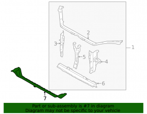 Front Bumper Bracket Lower Subaru Forester 14-18 SJ