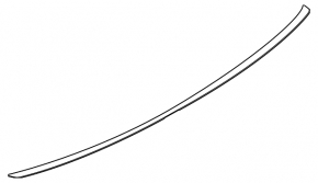 BMW 5 G60 24-26 trunk lid spoiler upper part