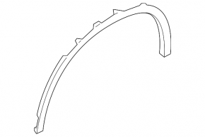Front left fender arch trim for BMW X5 F15 14-18 M-Sport