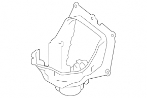 BMW 5 F10 10-16 Heater Air Intake Cover Without Filter