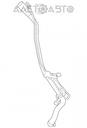 Fuel filler neck Jeep Grand Cherokee WK2 14-15 3.6