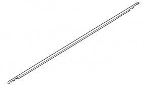 Black rear center molding for Hyundai Tucson 22-25