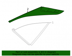 Left rear fender trim for Hyundai Tucson 2022-2025