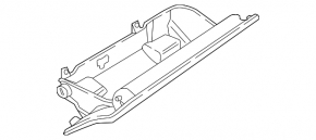 Glove compartment, glove box assembly for Audi A4 B9 17-25 beige, worn, in need of cleaning