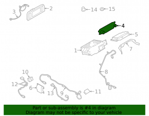 Ford Escape MK4 20-20 Radio Control Panel