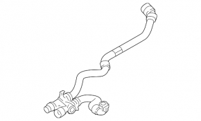 Cooling system hose BMW X3 G01 18- 2.0T complete